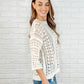 Hallow Laugh Open Knit Top