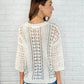 Hallow Laugh Open Knit Top