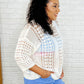 Hallow Laugh Open Knit Top