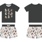 Costume Party Pocket Short Set- Black or White