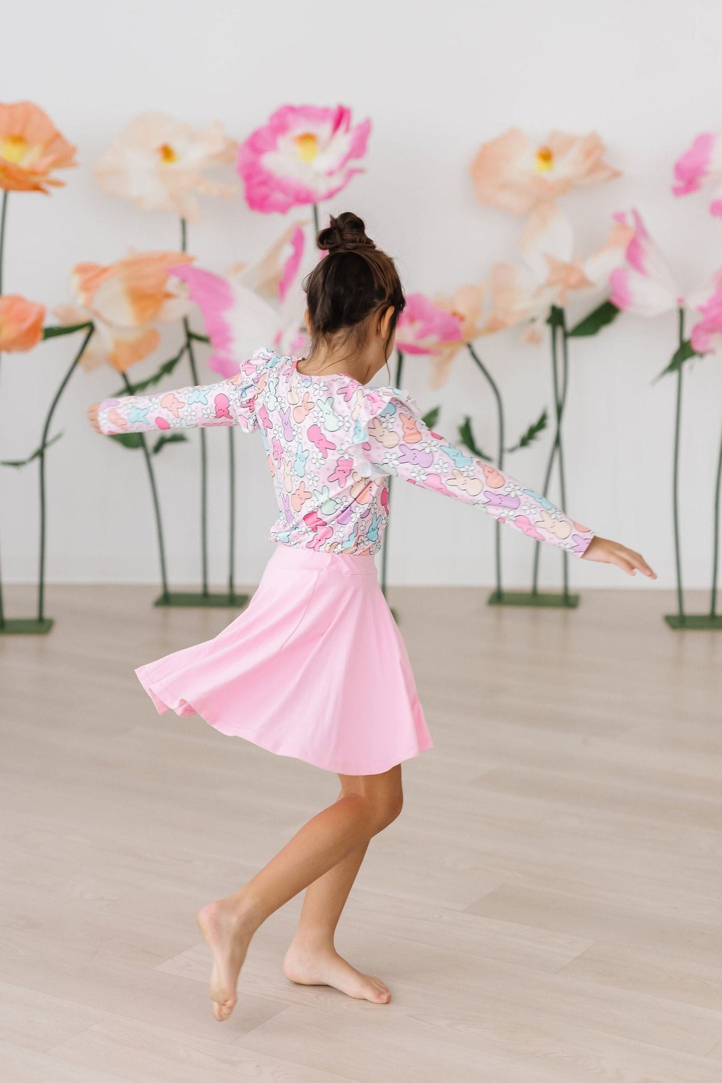 Hangin with My Peeps Long Sleeve Ruffle Tee