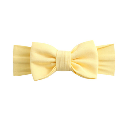 Happy Yellow Bow Headband