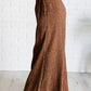 Harmony High Rise Wide Leg Pants in Brown