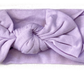 Swaddle Blanket, Hat and Headband Set - Purple