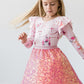 Hot Pink Sequin Twirl Skort