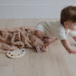 Organic Cotton Muslin Swaddle Blanket- Multiple Color Options