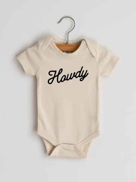 Howdy Baby Bodysuit- 3 Colors
