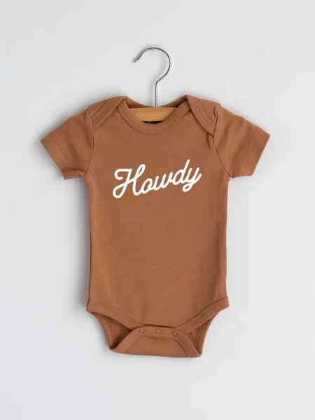 Howdy Baby Bodysuit- 3 Colors
