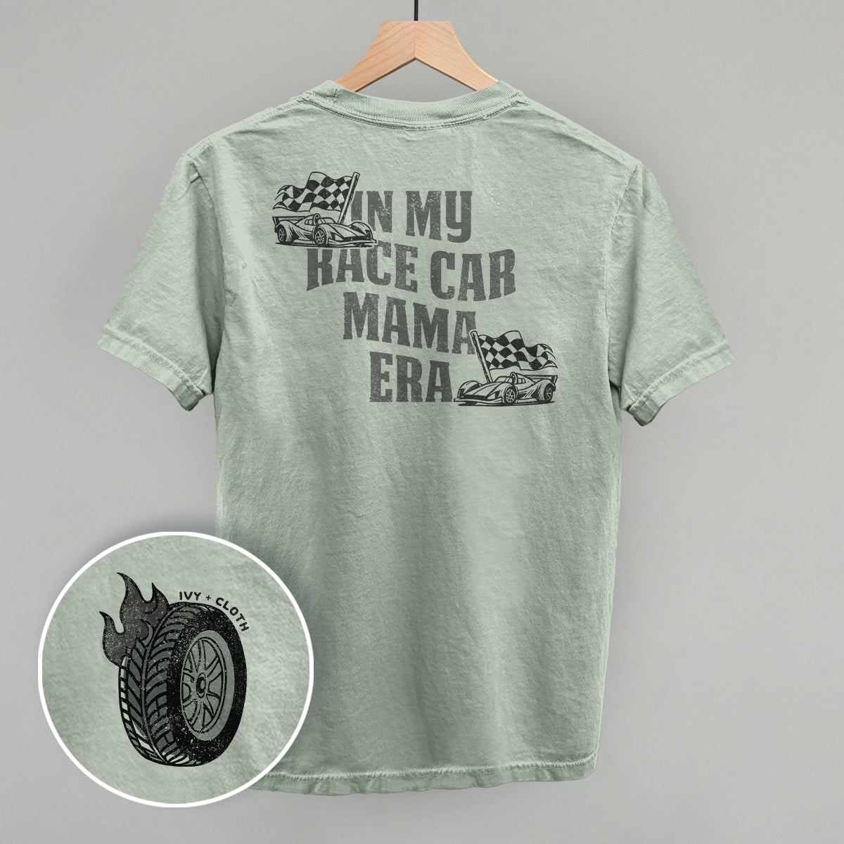 In My Race Car Mama Era (Back Print) Tee/Sweatshirt- Multiple Options