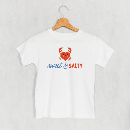 Sweet & Salty Crab Tee & Sweatshirt- 4 Color Options