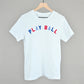 Play Ball Arc (White Letters) Tee/Sweatshirt- Multiple Options