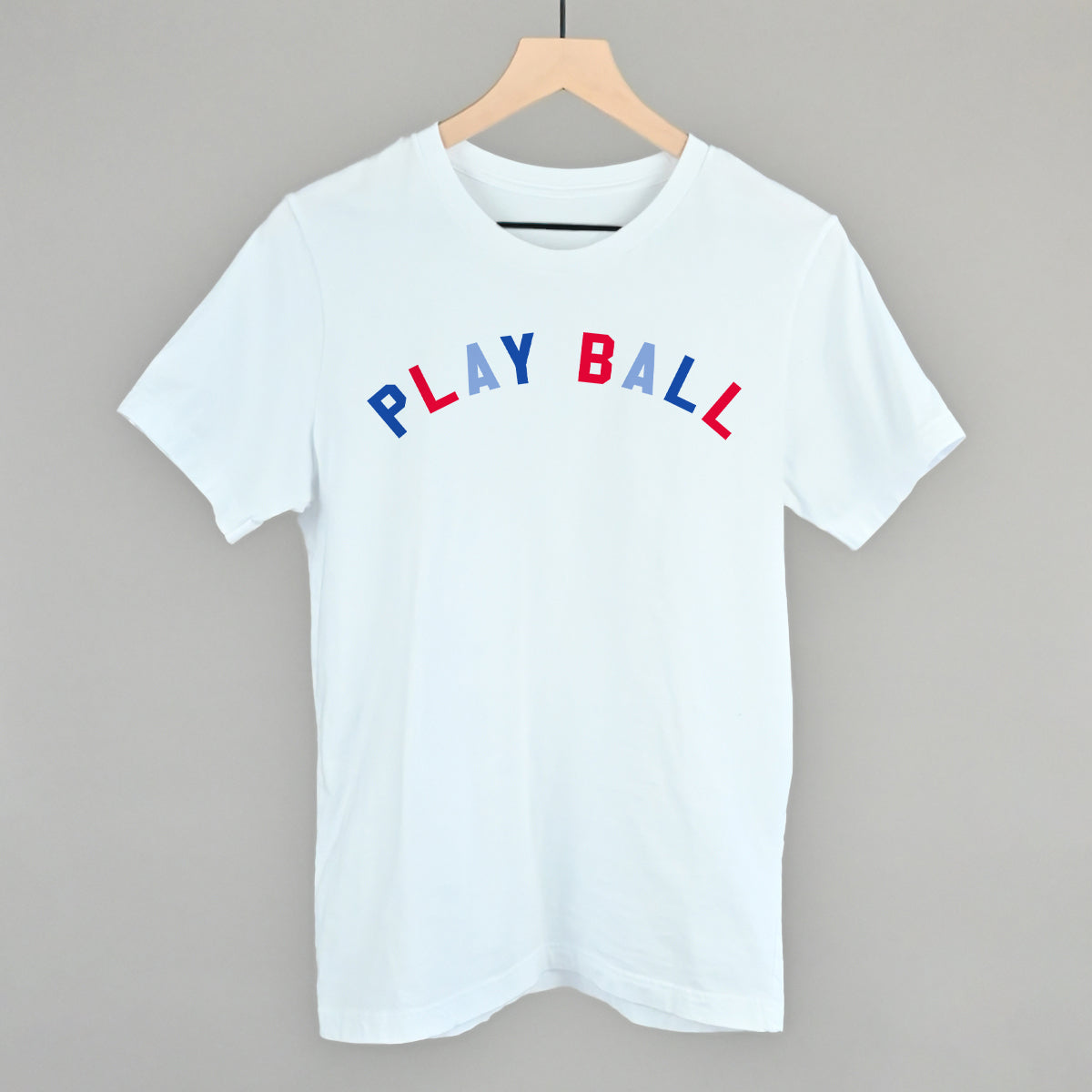 Play Ball Arc (White Letters) Tee/Sweatshirt- Multiple Options