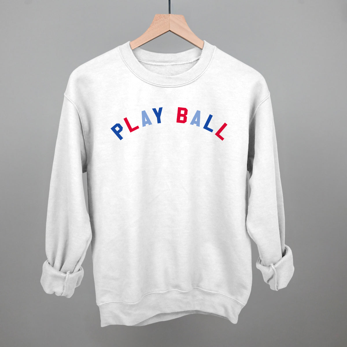 Play Ball Arc (White Letters) Tee/Sweatshirt- Multiple Options