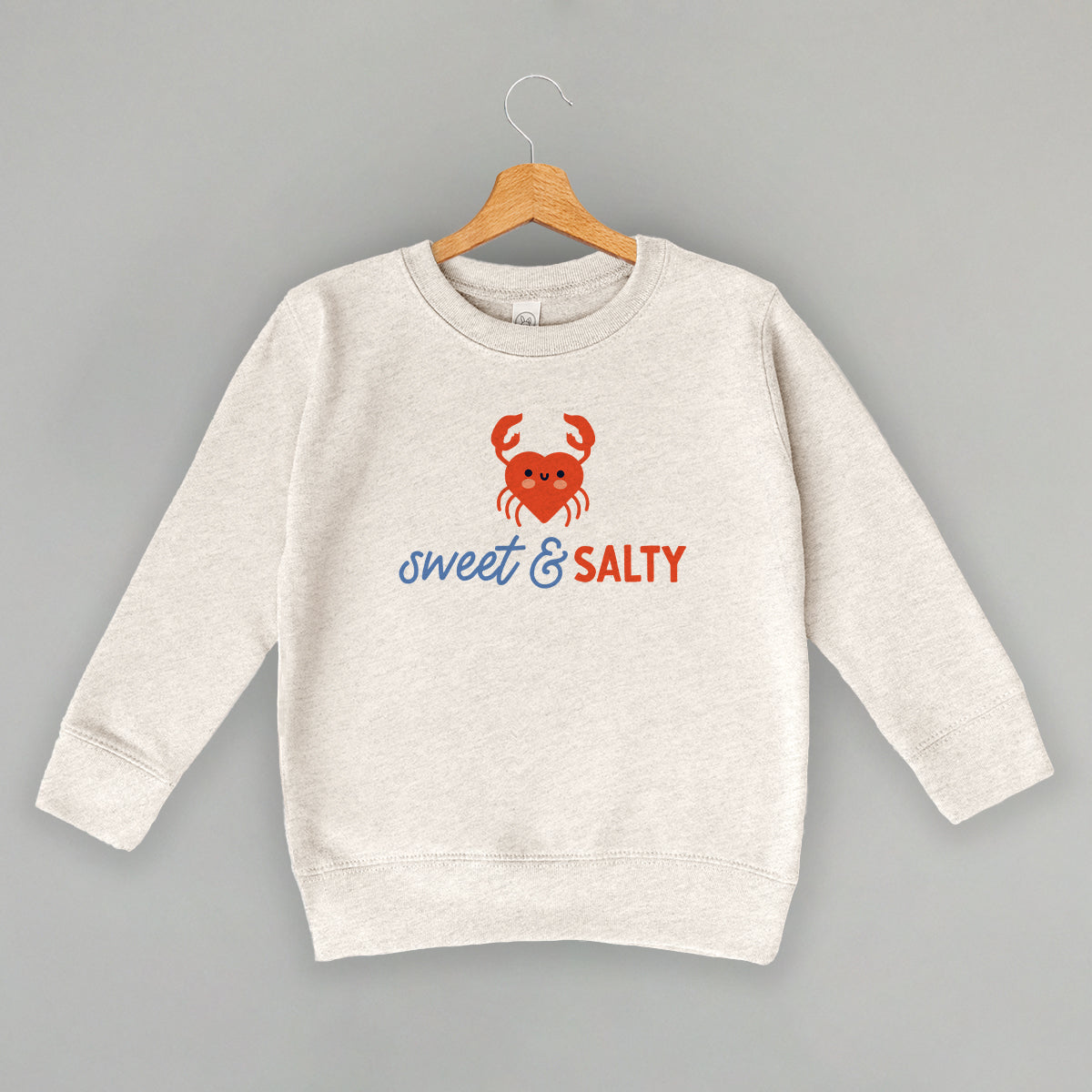 Sweet & Salty Crab Tee & Sweatshirt- 4 Color Options