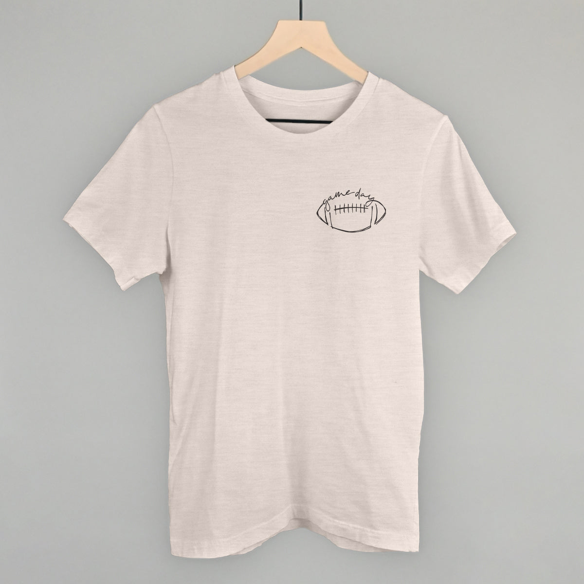 Game Day In Football Scribble (Left Chest) Tee/Sweatshirt- Multiple Options