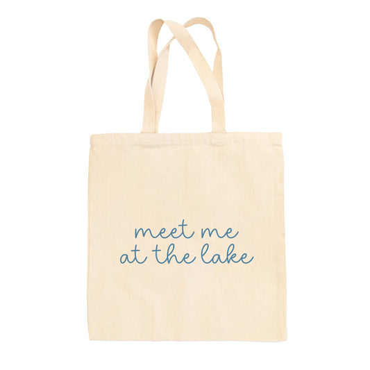 Meet Me At The Lake Tote Bag- 2 Colors