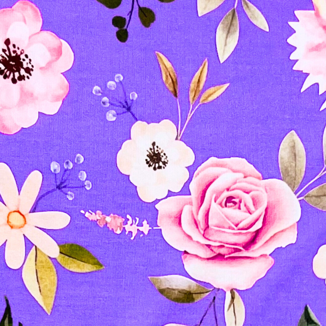 Floral Convertible Ruffle Zippy