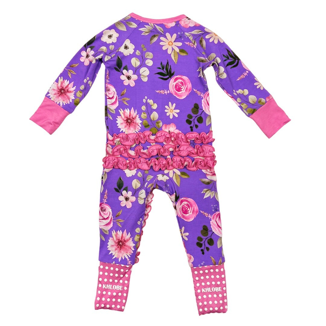 Floral Convertible Ruffle Zippy