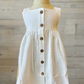 White Babydoll Button Dress
