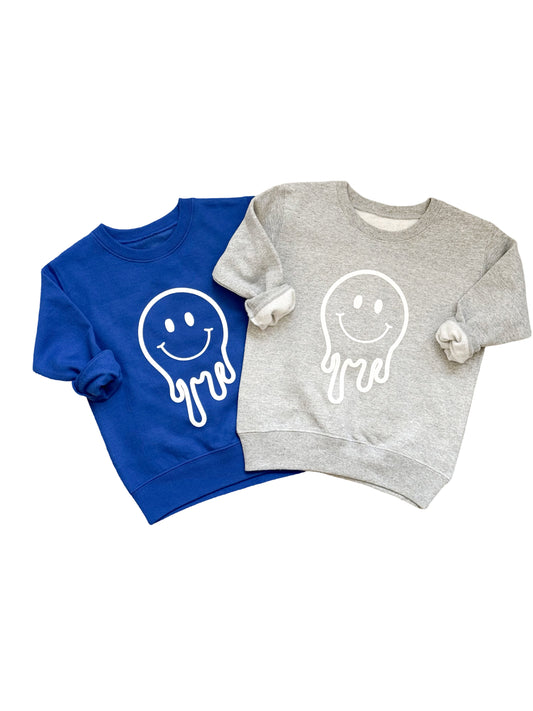 Smiley Drip Crewneck Sweatshirt