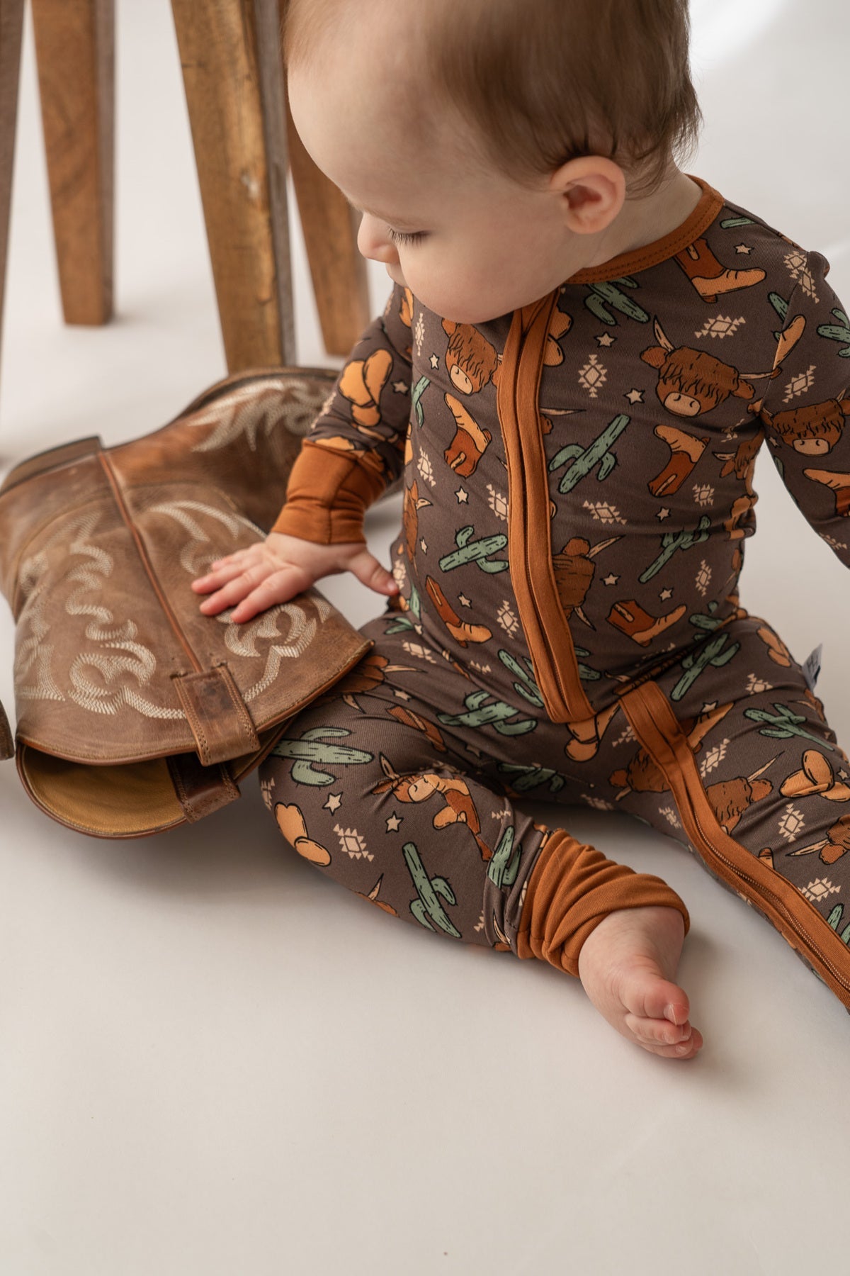 Highland Cow Zippy Pajama