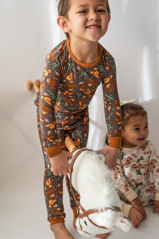 Highland Cow 2-Piece Pajama