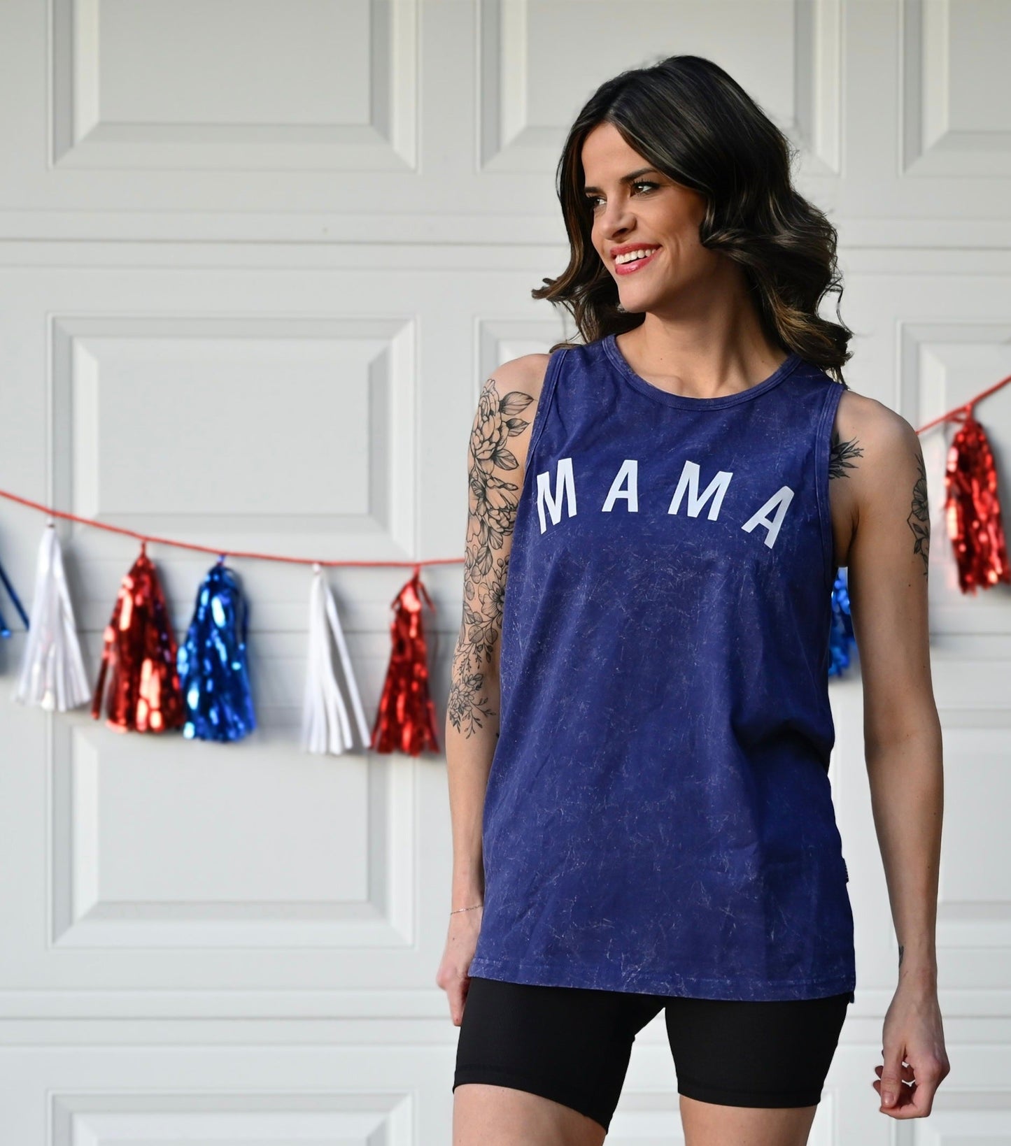 Mama Curved Original Adult Tank (USA Tones)
