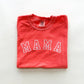 Mama Tee - Embroidered Varsity Design