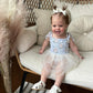 Cosette Smocked Tulle Bodysuit Dress