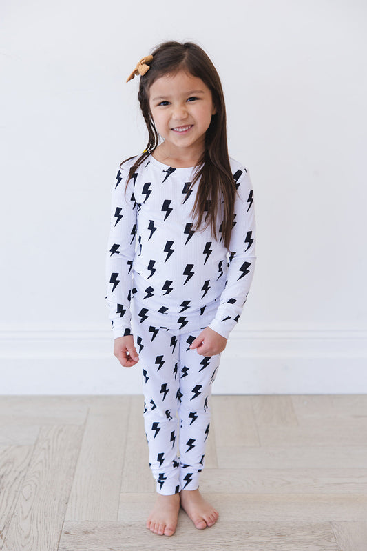 Bowie Ribbed 2-Piece Pajama Set