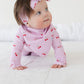 Cherry (ribbed) - Bandana Bib