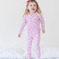 Cherry Ribbed Pajama Set