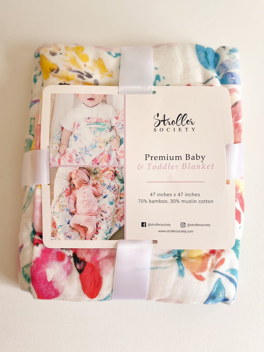 Flora Premium Toddler and Baby Blanket