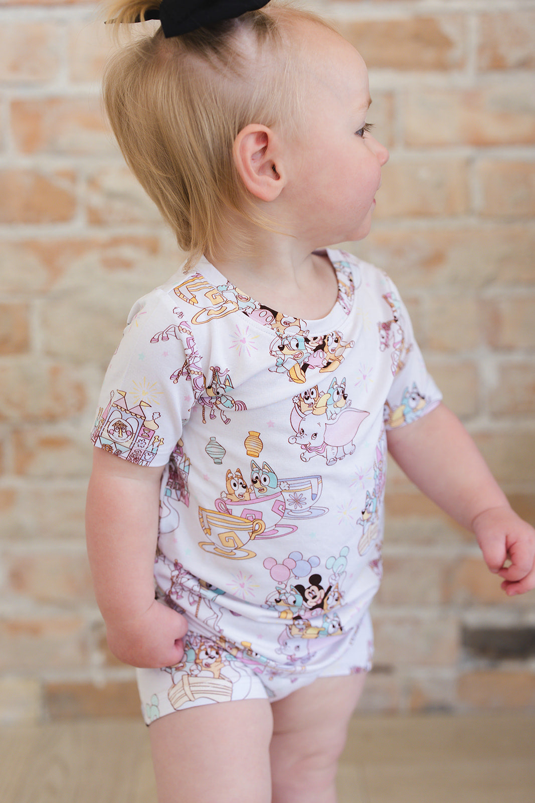 Pastel Park 2-Piece Pajama Short Set