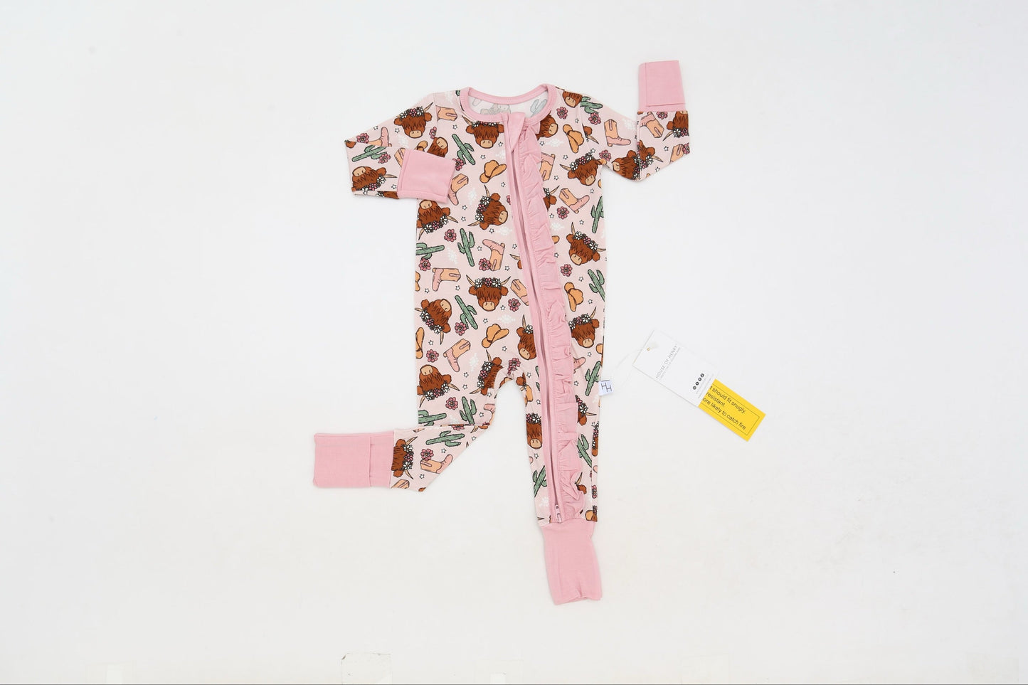 Pink Highland Cow Zippy