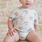 Tattoo Hearts Bubble Tee Romper