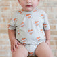 Tattoo Hearts Bubble Tee Romper