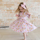 Snacks Dress- Pink