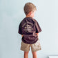 DUDES GARAGE TEE - VINTAGE BROWN