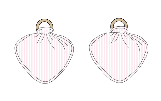 Pink Stripes Lovey