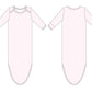 Pink Stripes Knotted Gown