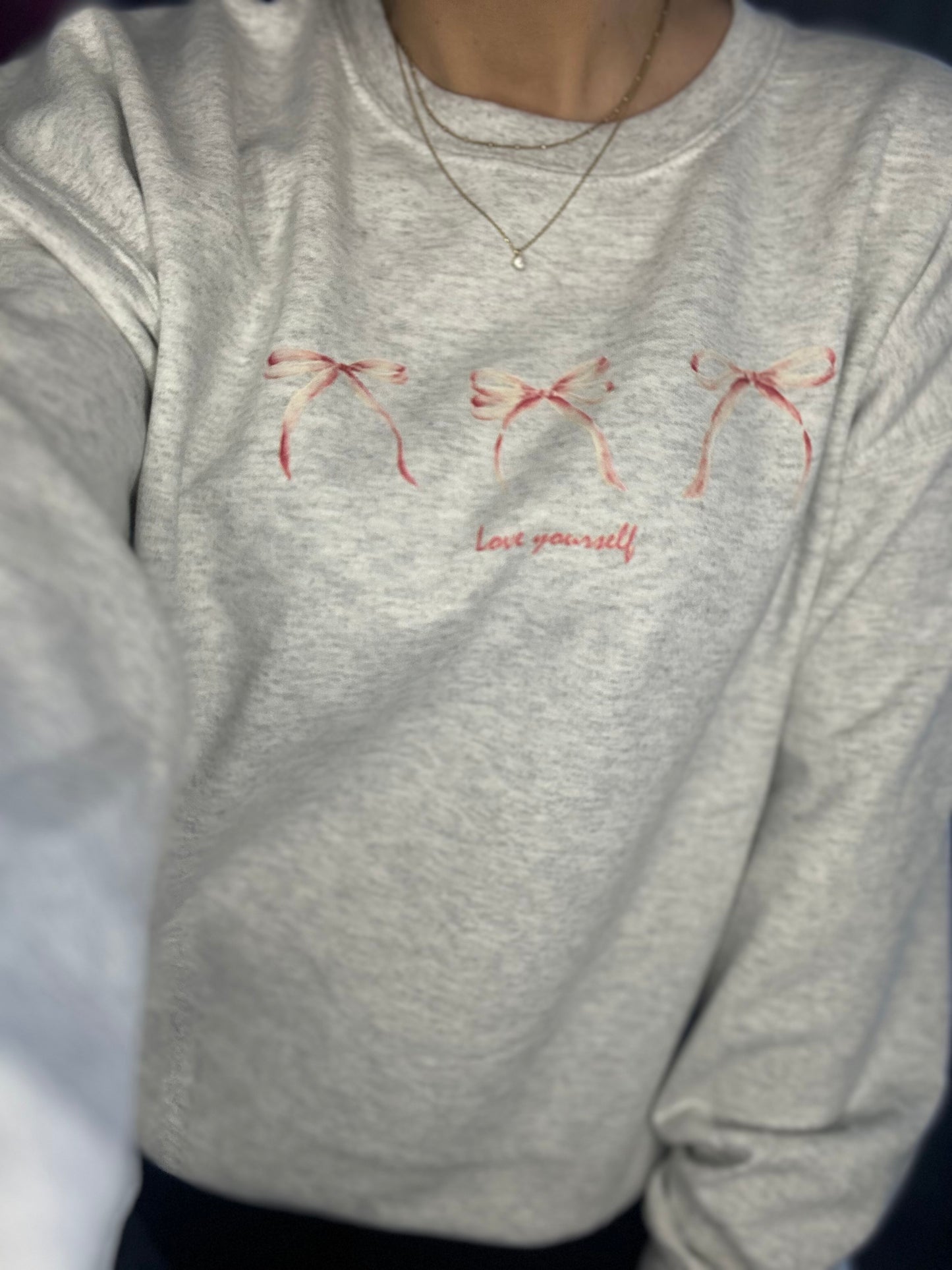 Love Yourself Graphic Sweatshirt