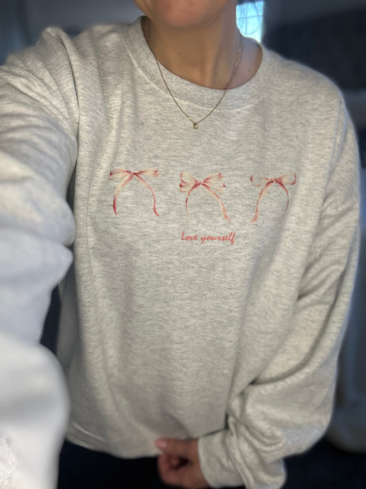 Love Yourself Graphic Sweatshirt