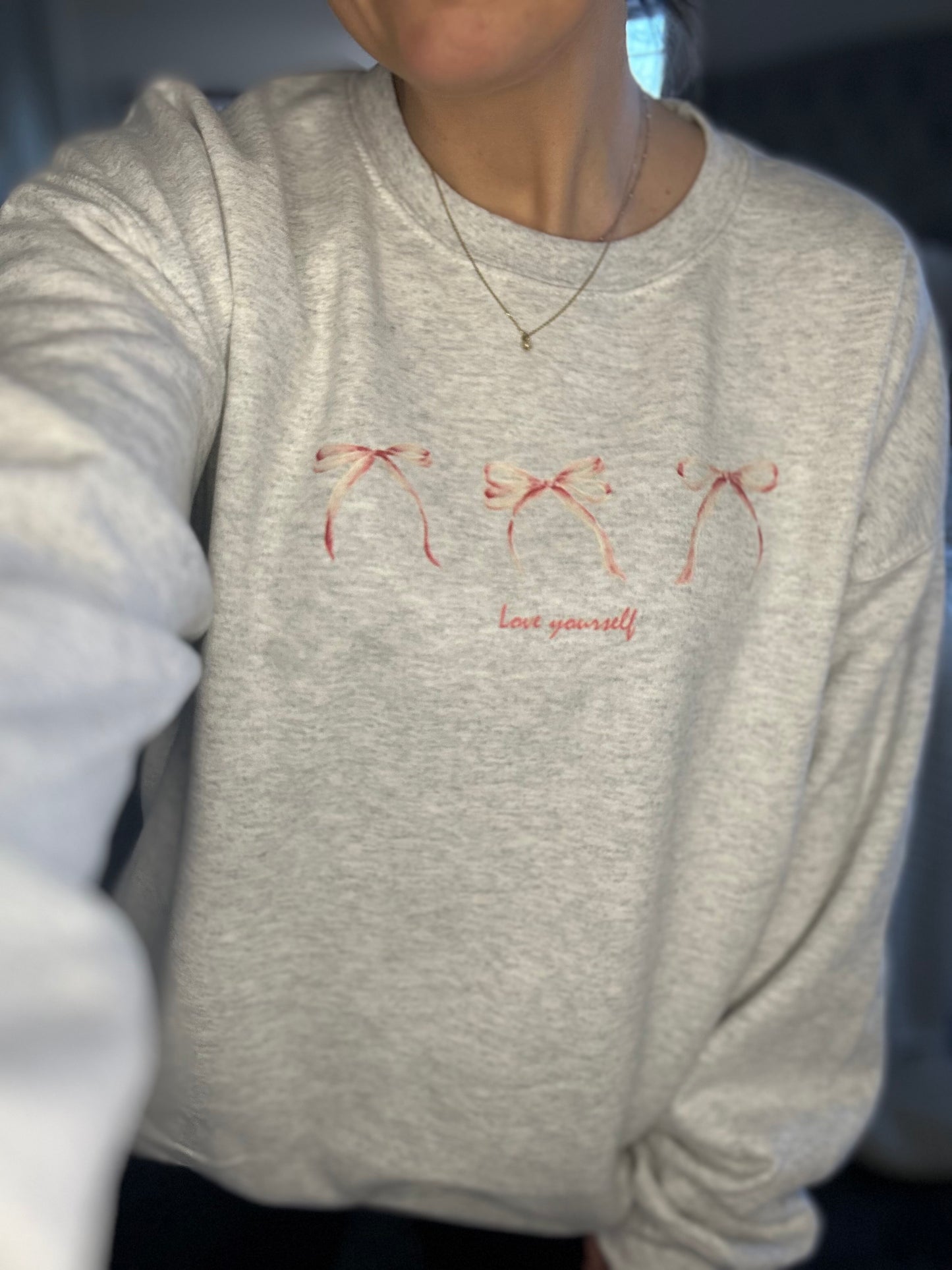 Love Yourself Graphic Sweatshirt