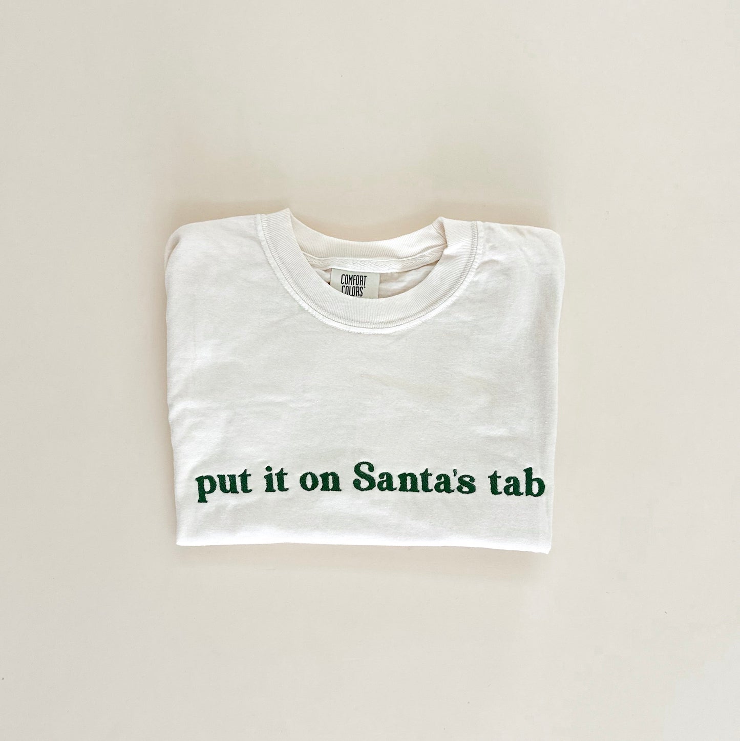 Put It On Santa's Tab Tee