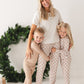 Cinnamon Cider Grid 2-Piece Pajama Set