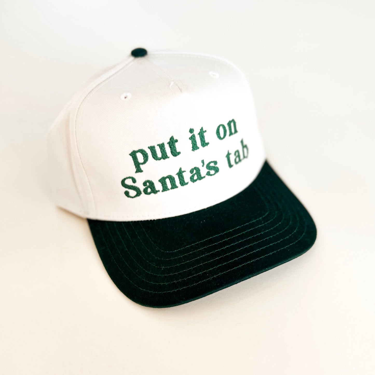 Put It On Santa's Tab Embroidered Cap