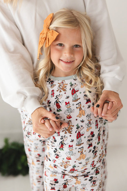 Vintage Christmas 2-Piece Pajama Set