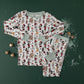 Vintage Christmas 2-Piece Pajama Set
