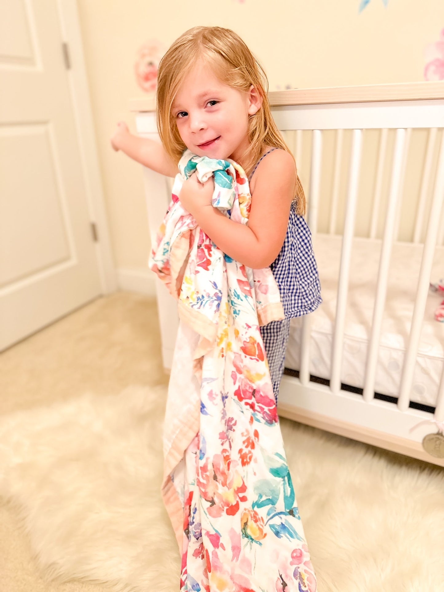 Flora Premium Toddler and Baby Blanket